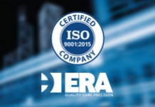 ERA підтримує та відповідає сертифікації ISO